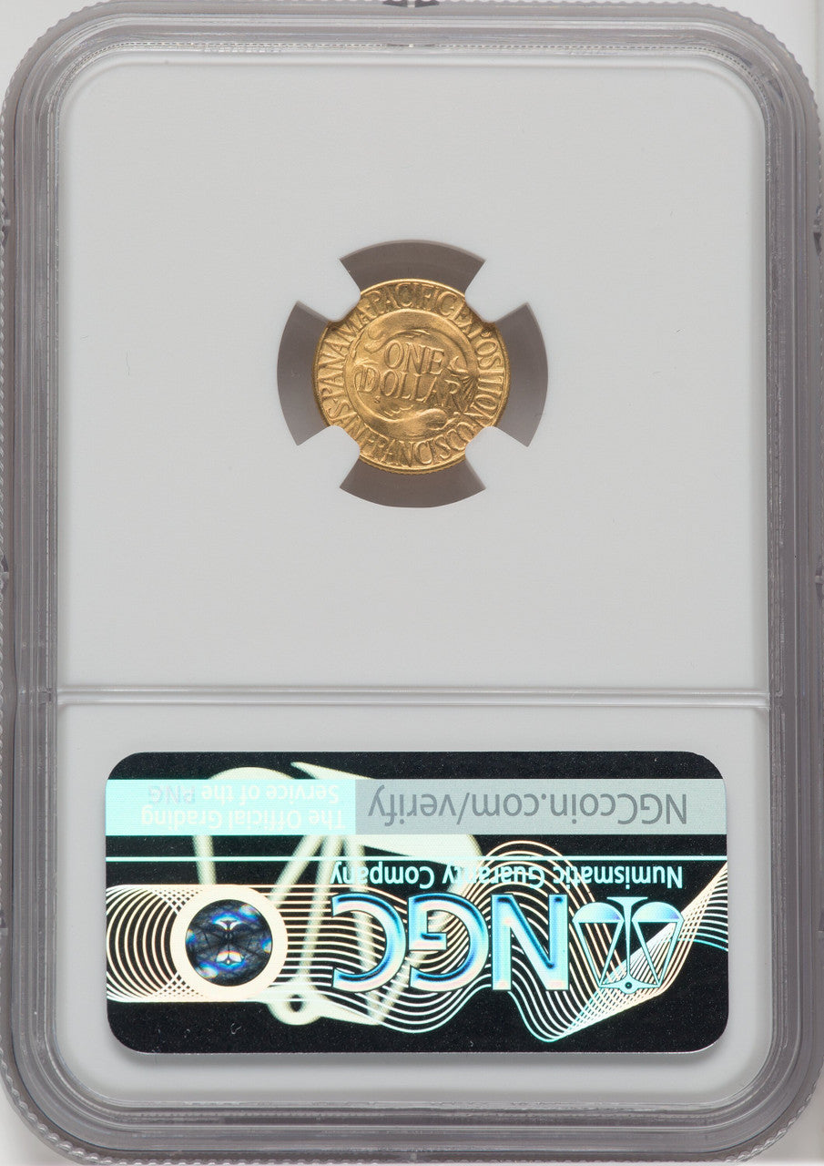 1915-S G$1 PAN-PAC Gold Dollar Commemorative Gold NGC MS67 (762961002)