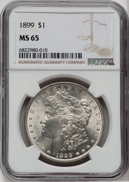 1899 $1 Morgan Dollar NGC MS65