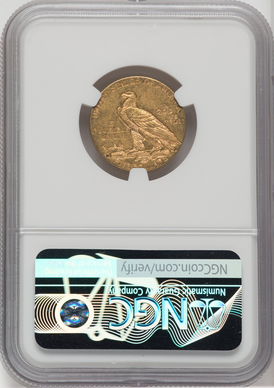 1916-S $5 Indian Half Eagle NGC MS62
