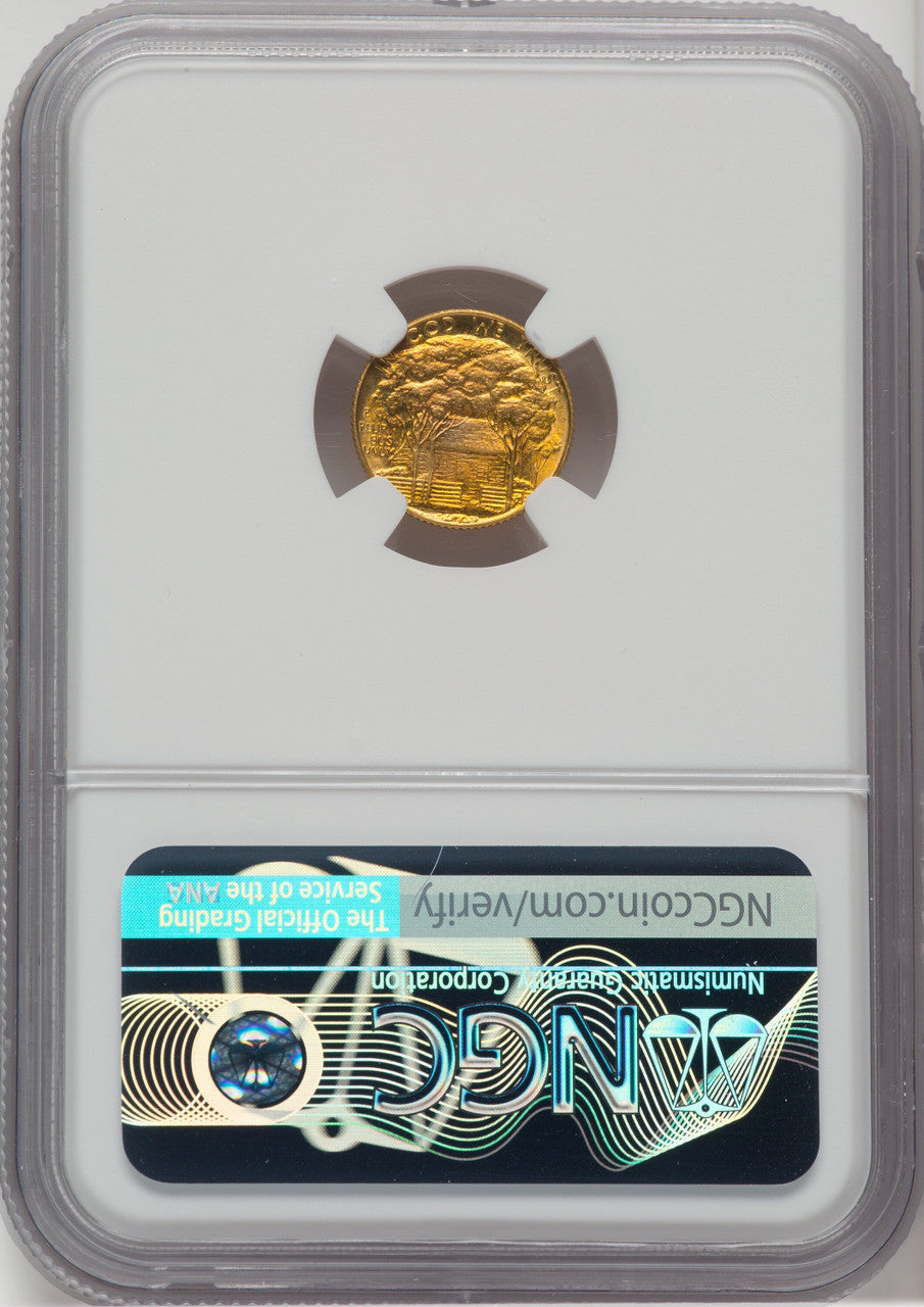1922 G$1 Grant With Star Commemorative Gold NGC MS66