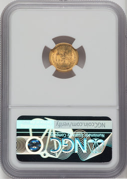 1903 G$1 JEFF Commemorative Gold NGC MS68