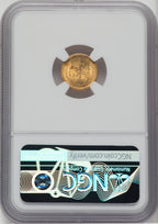 1903 G$1 JEFF Commemorative Gold NGC MS68