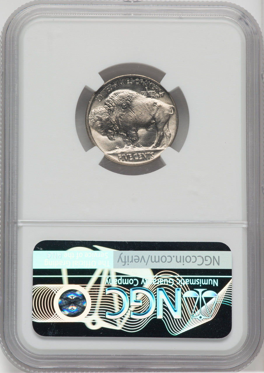 1921 5C Buffalo Nickel NGC MS67