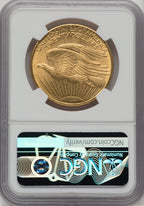 1908-D $20 NO MOTTO Saint-Gaudens Double Eagle NGC MS61