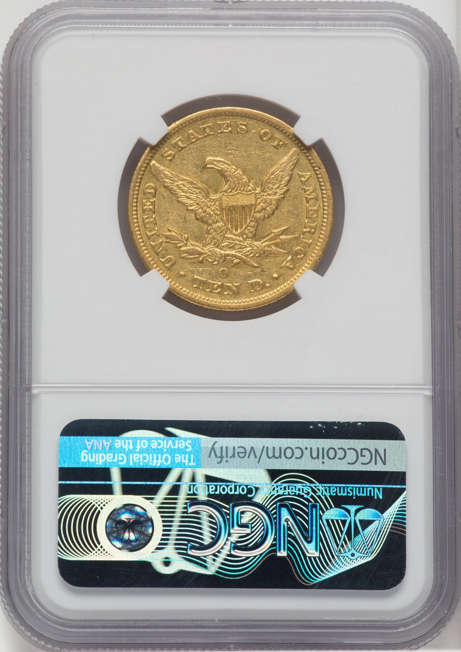 1851-O $10 Liberty Eagle NGC AU58