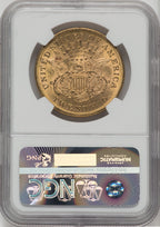 1874 $20 Liberty Double Eagle NGC MS61