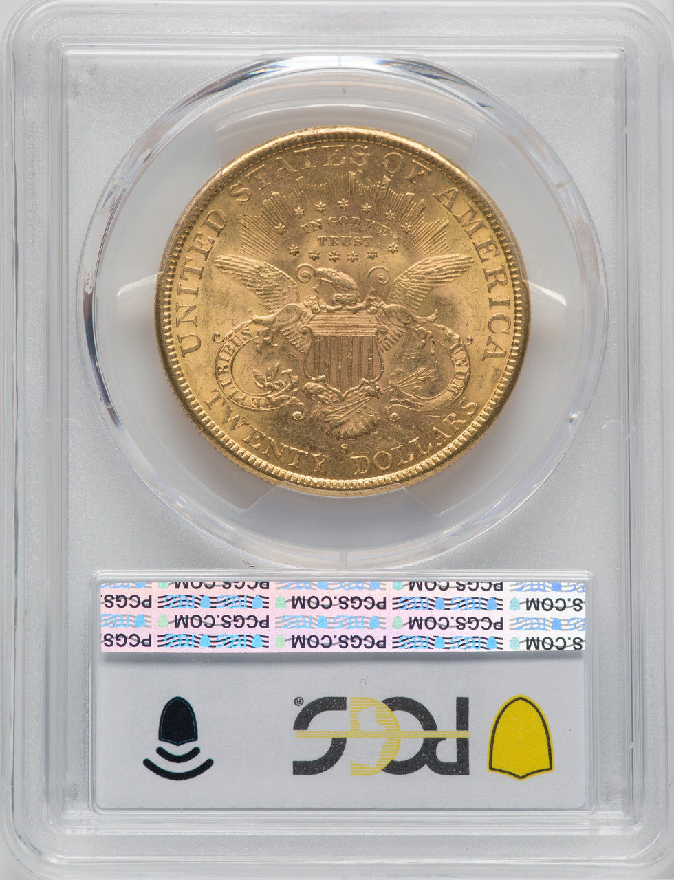 1885-S $20 Liberty Double Eagle PCGS MS61