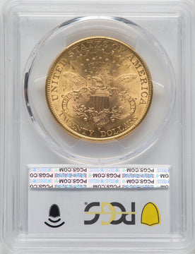 1891-S $20 Liberty Double Eagle PCGS AU58