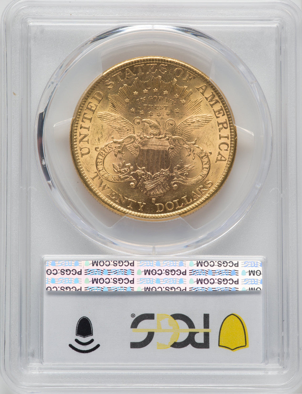 1891-S $20 Liberty Double Eagle PCGS AU58