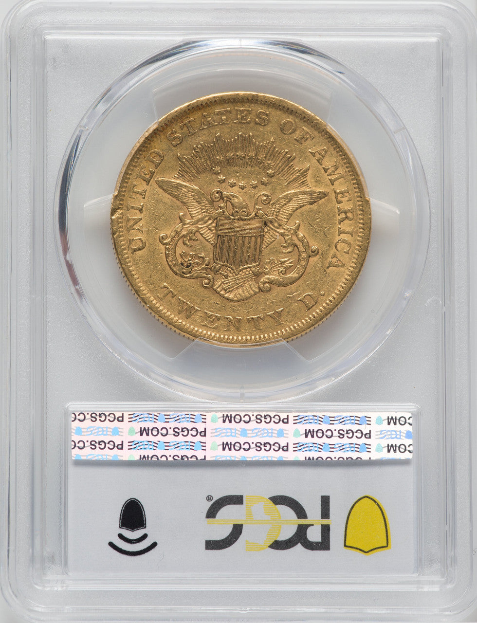 1852 $20 Liberty Double Eagle PCGS XF45