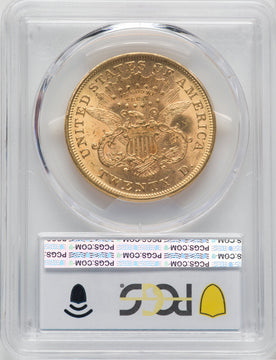 1873 $20 CLOSED 3 Liberty Double Eagle PCGS MS60