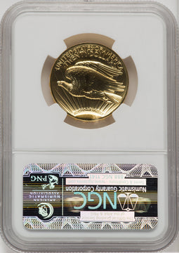 2009 $20 One-Ounce Gold Ultra High Relief Twenty Dollar NGC MS70