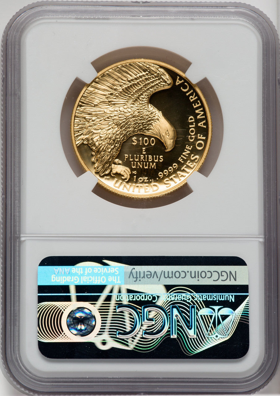 2019-W $100 High Relief Enhanced NGC SP70 Mike Castle