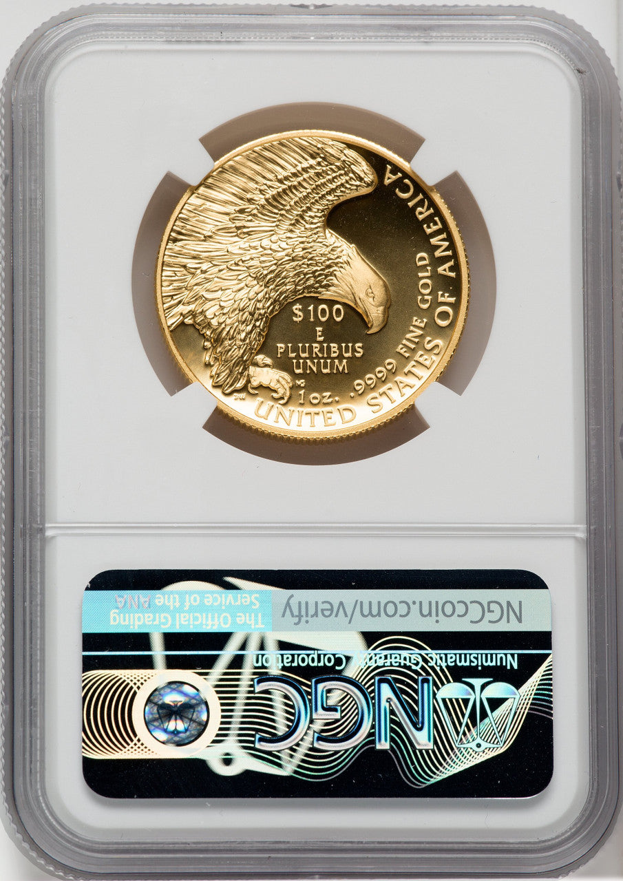 2019-W $100 High Relief Enhanced NGC MS70