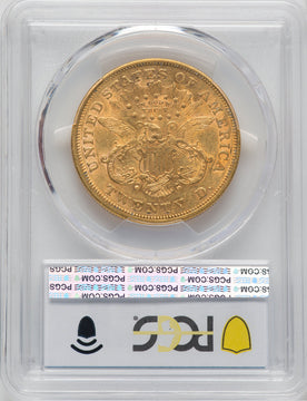 1873-S $20 OPEN 3 Liberty Double Eagle PCGS AU50