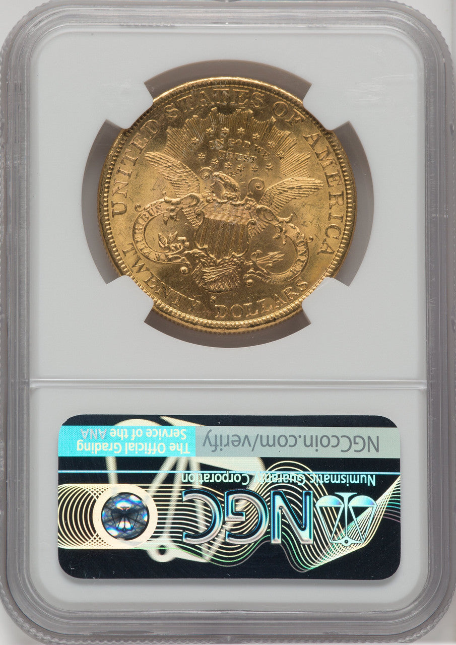 1891-S $20 Liberty Double Eagle NGC MS64