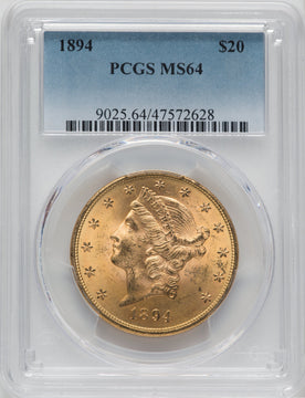 1894 $20 Liberty Double Eagle PCGS MS64 (171373586)