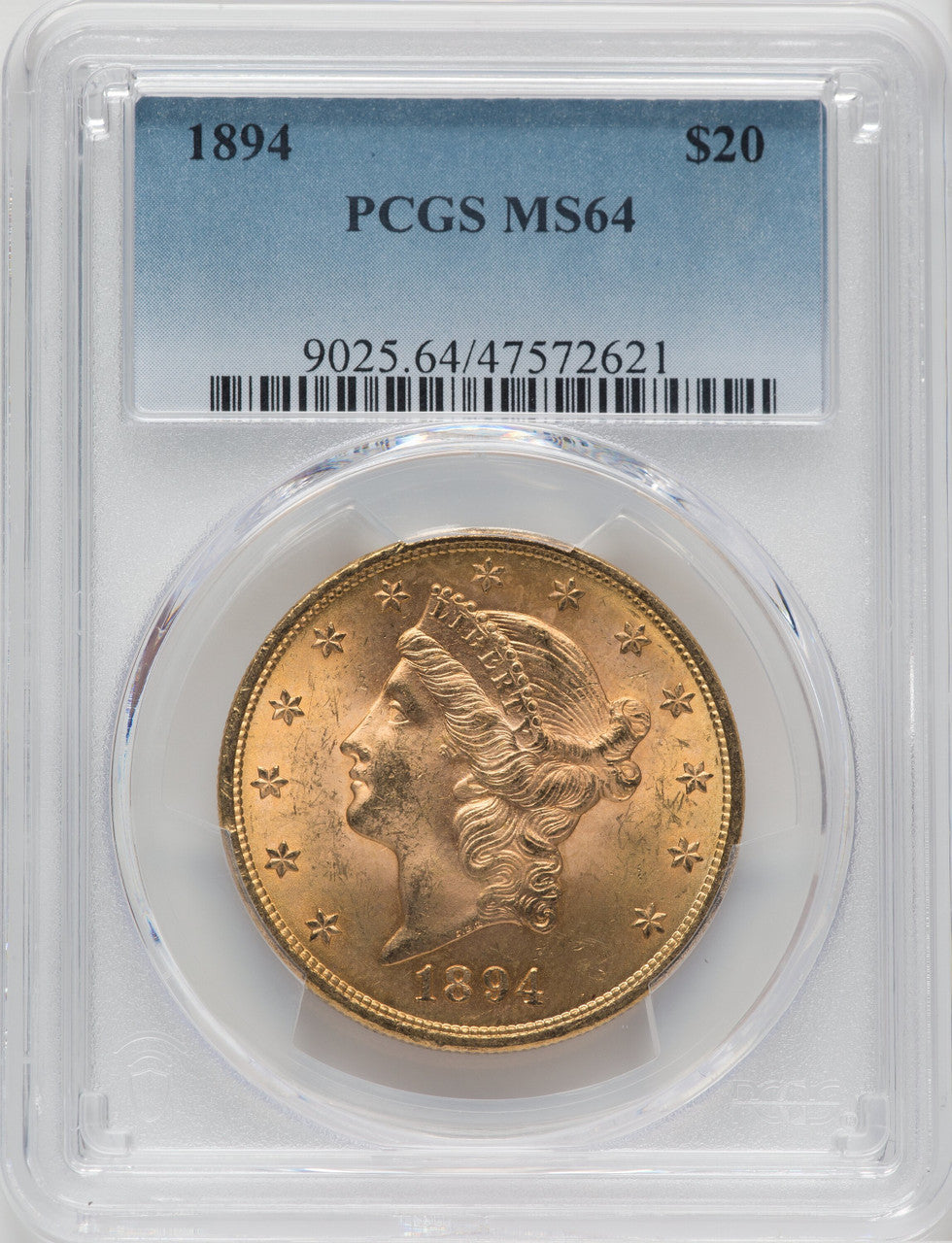 1894 $20 Liberty Double Eagle PCGS MS64 (171373587)