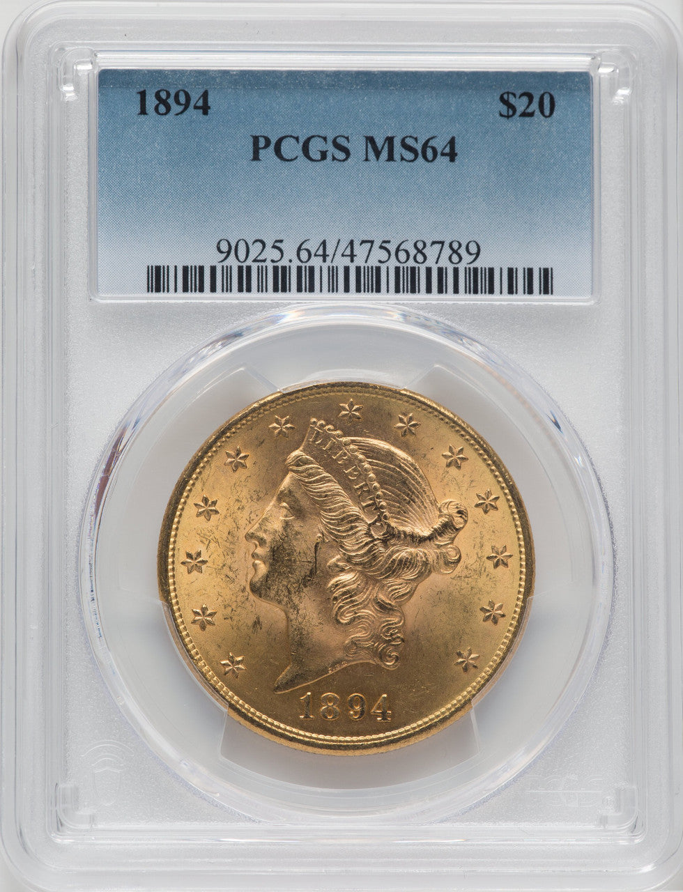 1894 $20 Liberty Double Eagle PCGS MS64 (171373659)