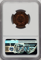 1872 2C RD Proof Two Cent Pieces NGC PR66+
