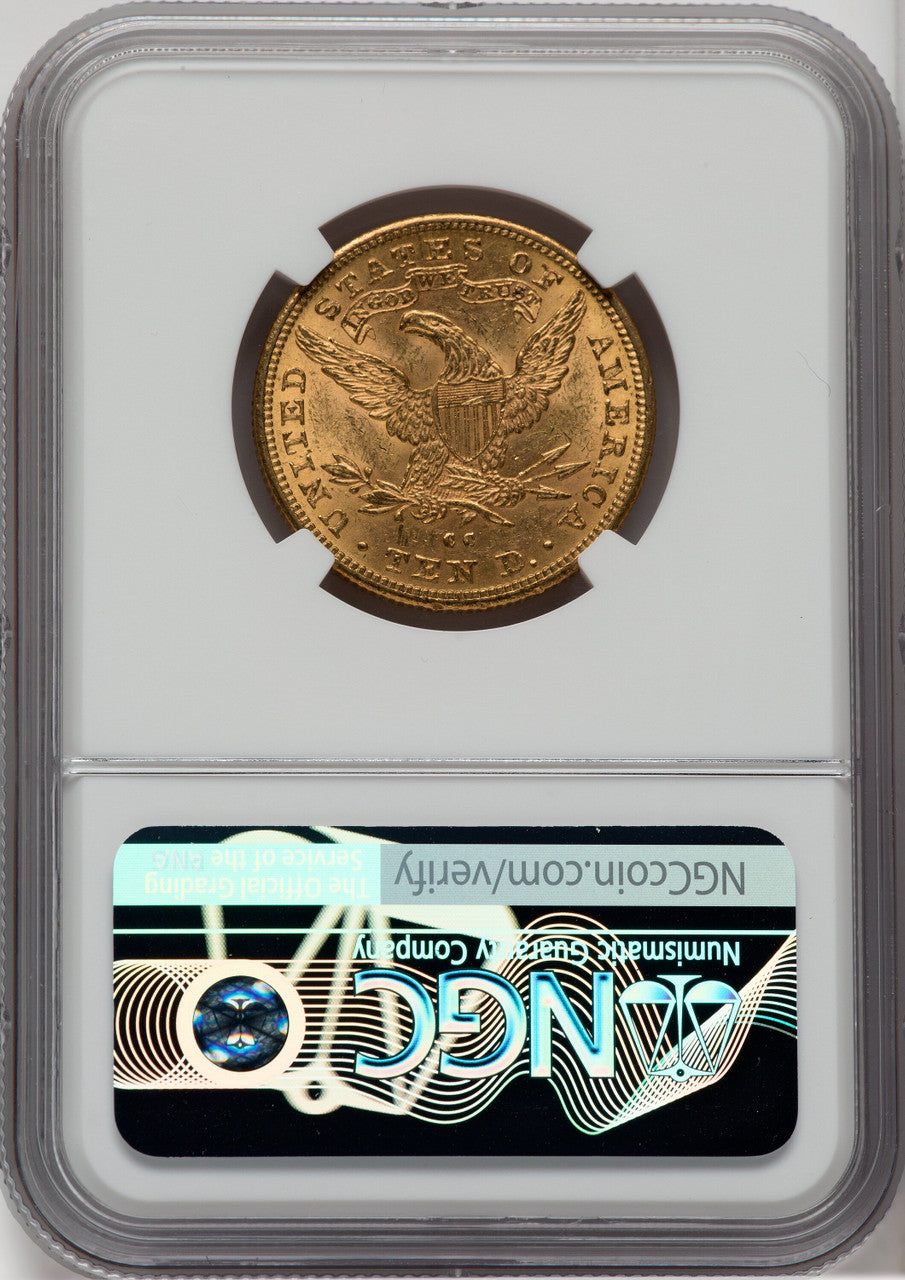 1890-CC $10 Liberty Eagle NGC MS62