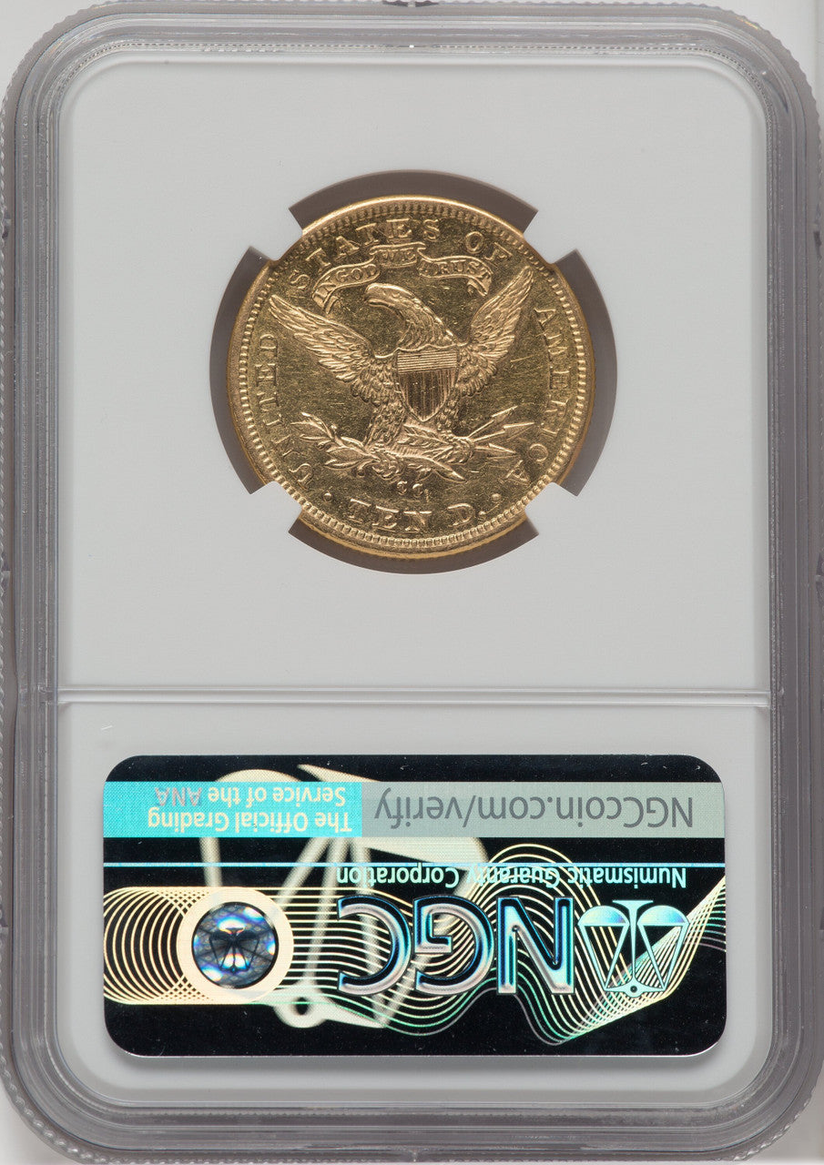 1881-CC $10 Liberty Eagle NGC AU55
