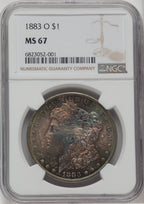 1883-O $1 Morgan Dollar NGC MS67 (762375007)