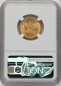 1861 $5 Liberty Half Eagle NGC MS63