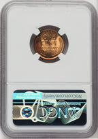 1931 1C RD Lincoln Cent NGC MS66+