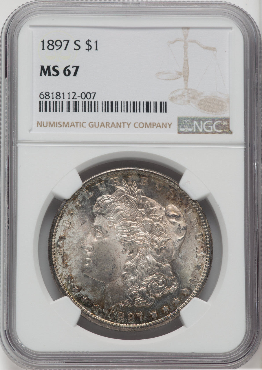 1897-S $1 Morgan Dollar NGC MS67