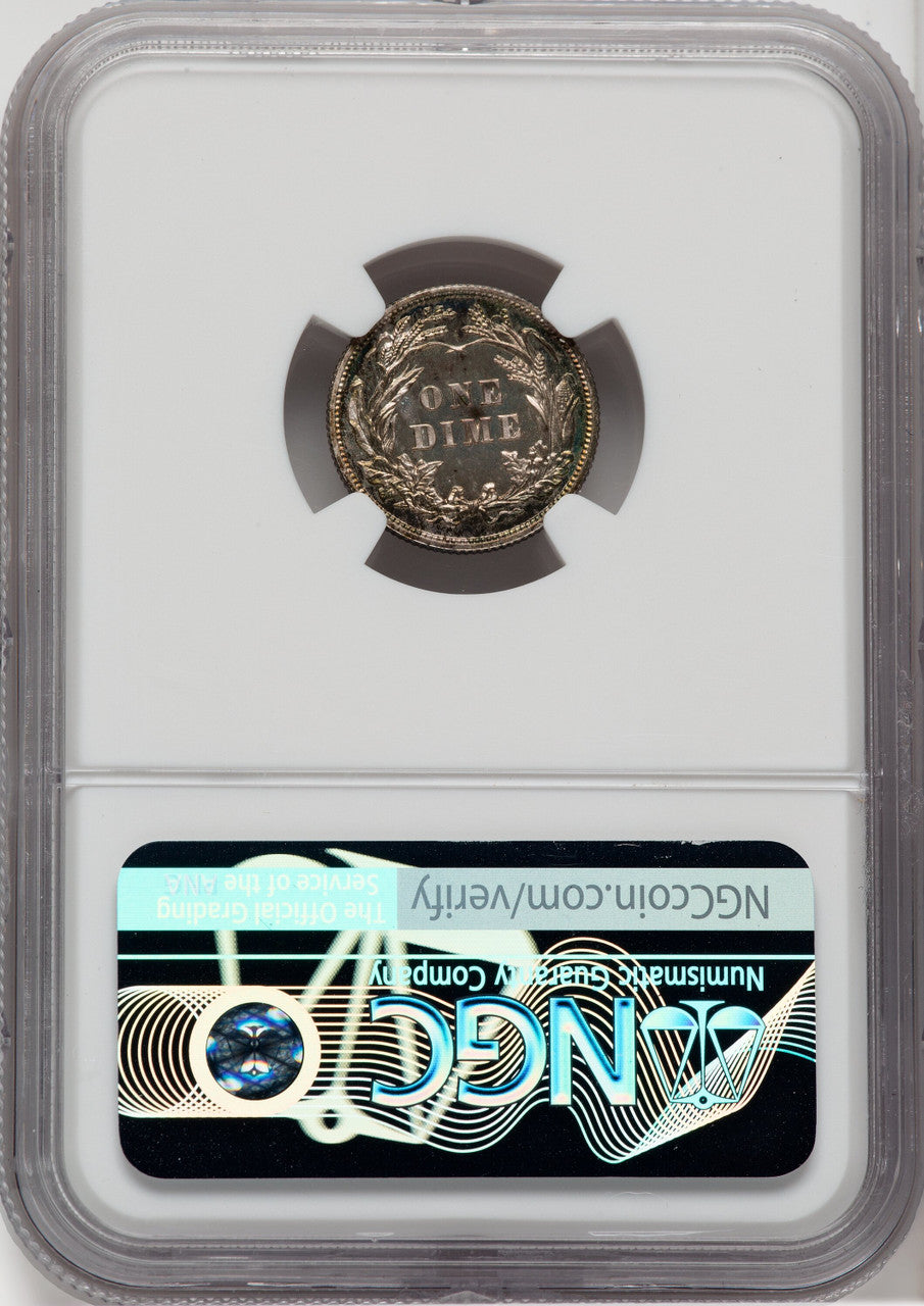 1912 10C CAC Proof Barber Dime NGC PR67+