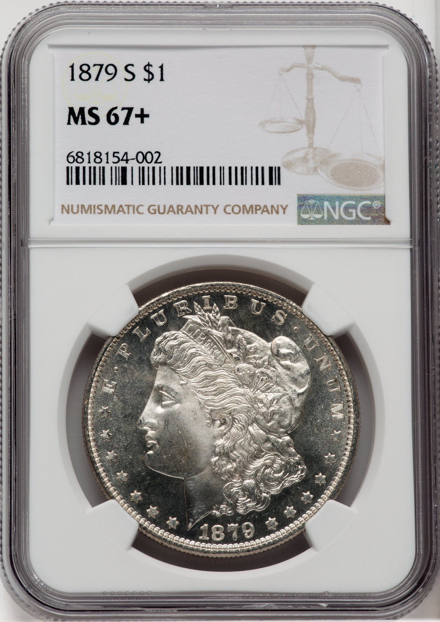1879-S $1 Morgan Dollar NGC MS67+