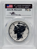 2019-W $25 Palladium Reverse Proof FDI Mercanti PCGS PR70