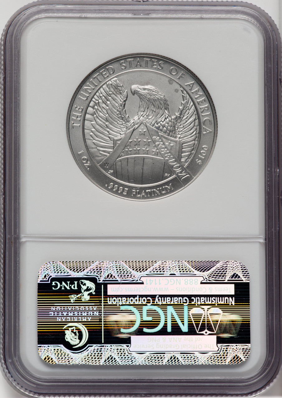 2007-W $100 One-Ounce Platinum Eagle Burnished NGC MS69