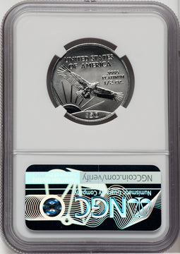 2001 $50 Half-Ounce Platinum Eagle NGC MS70