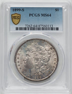 1899-S $1 Morgan Dollar PCGS MS64