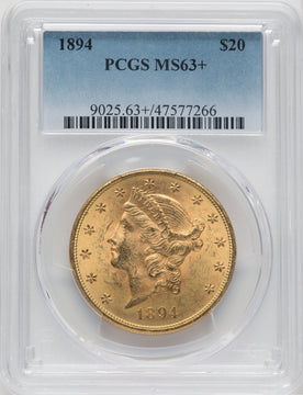 1894 $20 Liberty Double Eagle PCGS MS63+ (171373337)