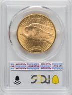 1911-D $20 Saint-Gaudens Double Eagle PCGS MS65+