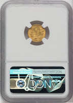 1854 G$1 Type Two Gold Dollar NGC MS63