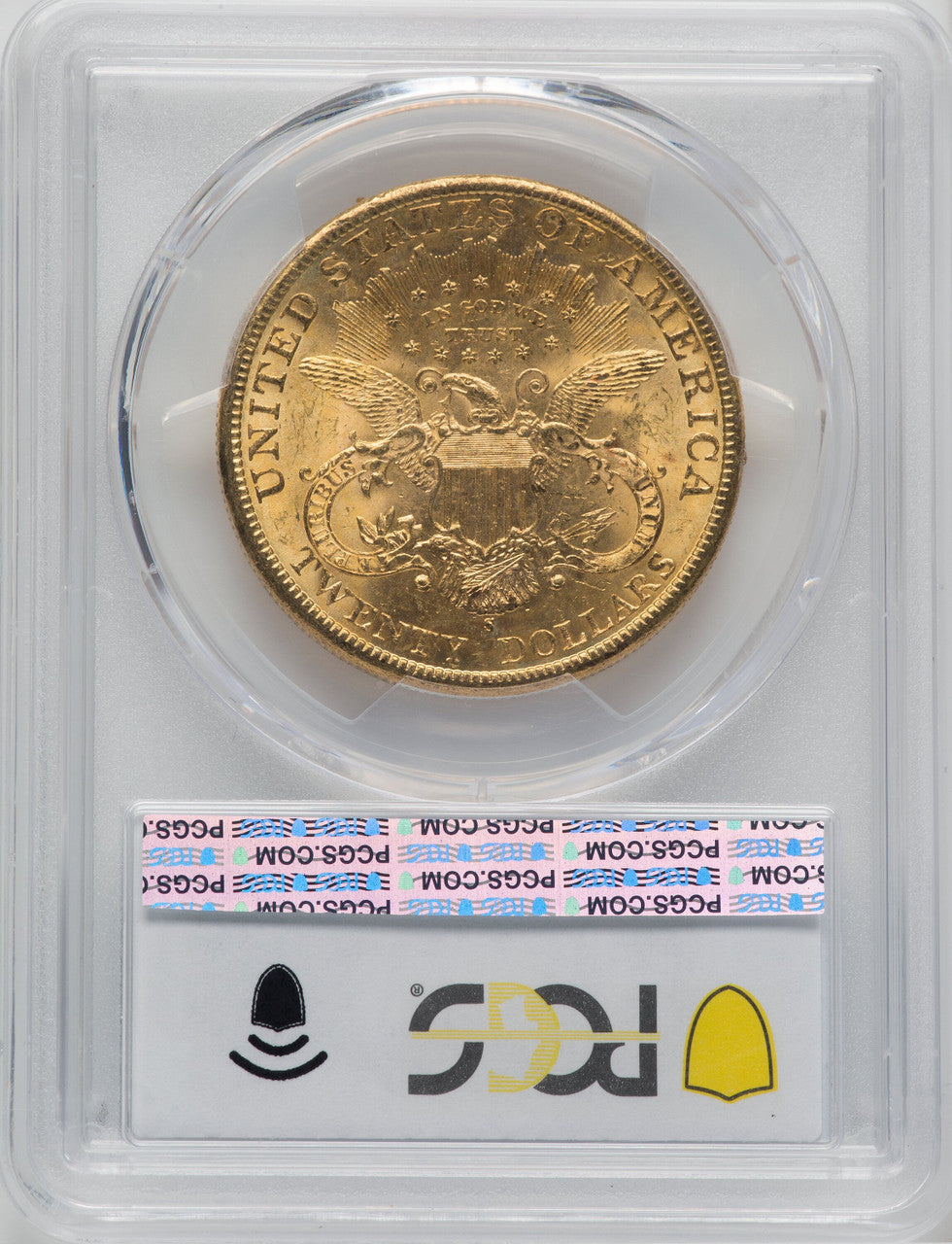 1898-S $20 Liberty Double Eagle PCGS MS64+