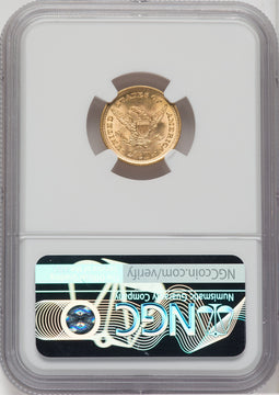 1900 $2.50 Liberty Quarter Eagle NGC MS65