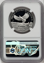 2000-W $100 One-Ounce Platinum Eagle Statue of Liberty NGC PF70