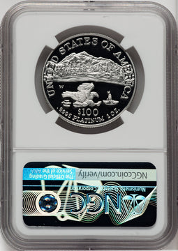 2002-W $100 One-Ounce Platinum Eagle Statue of Liberty NGC PF70