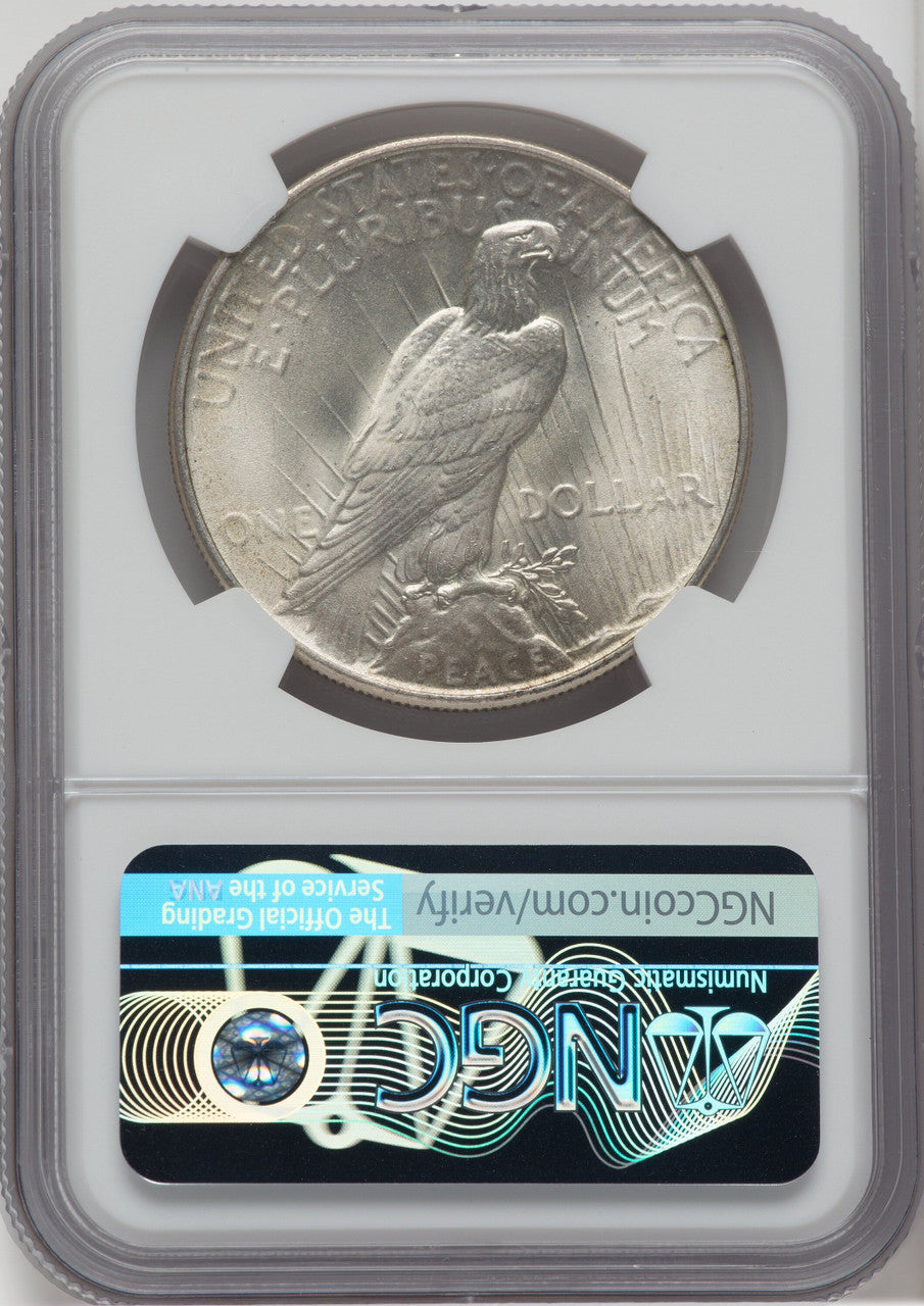 1934 $1 Peace Dollar NGC MS64+