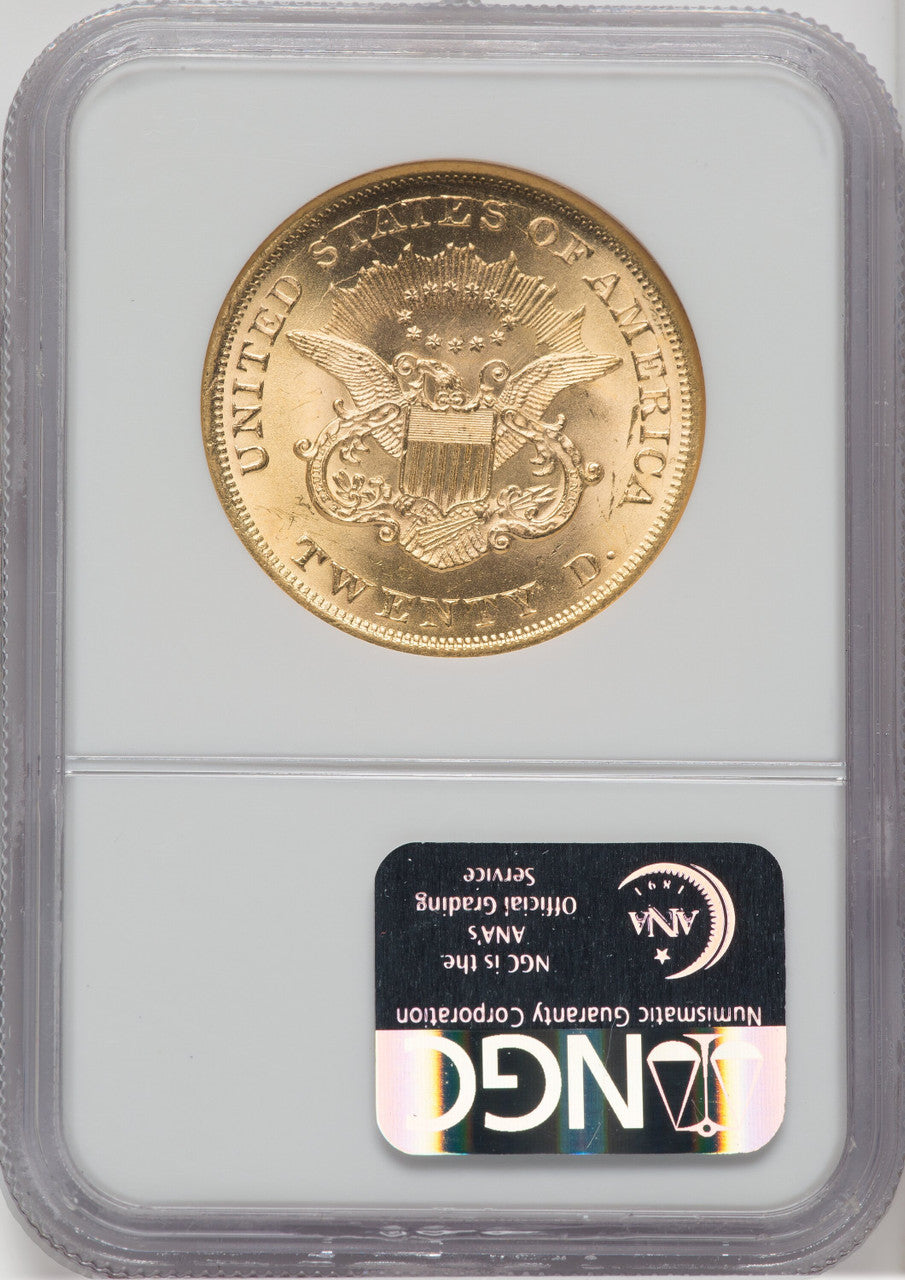 1865 $20 Liberty Double Eagle NGC MS64