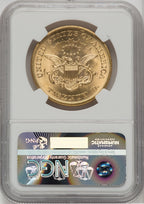 1865 $20 Liberty Double Eagle NGC MS62