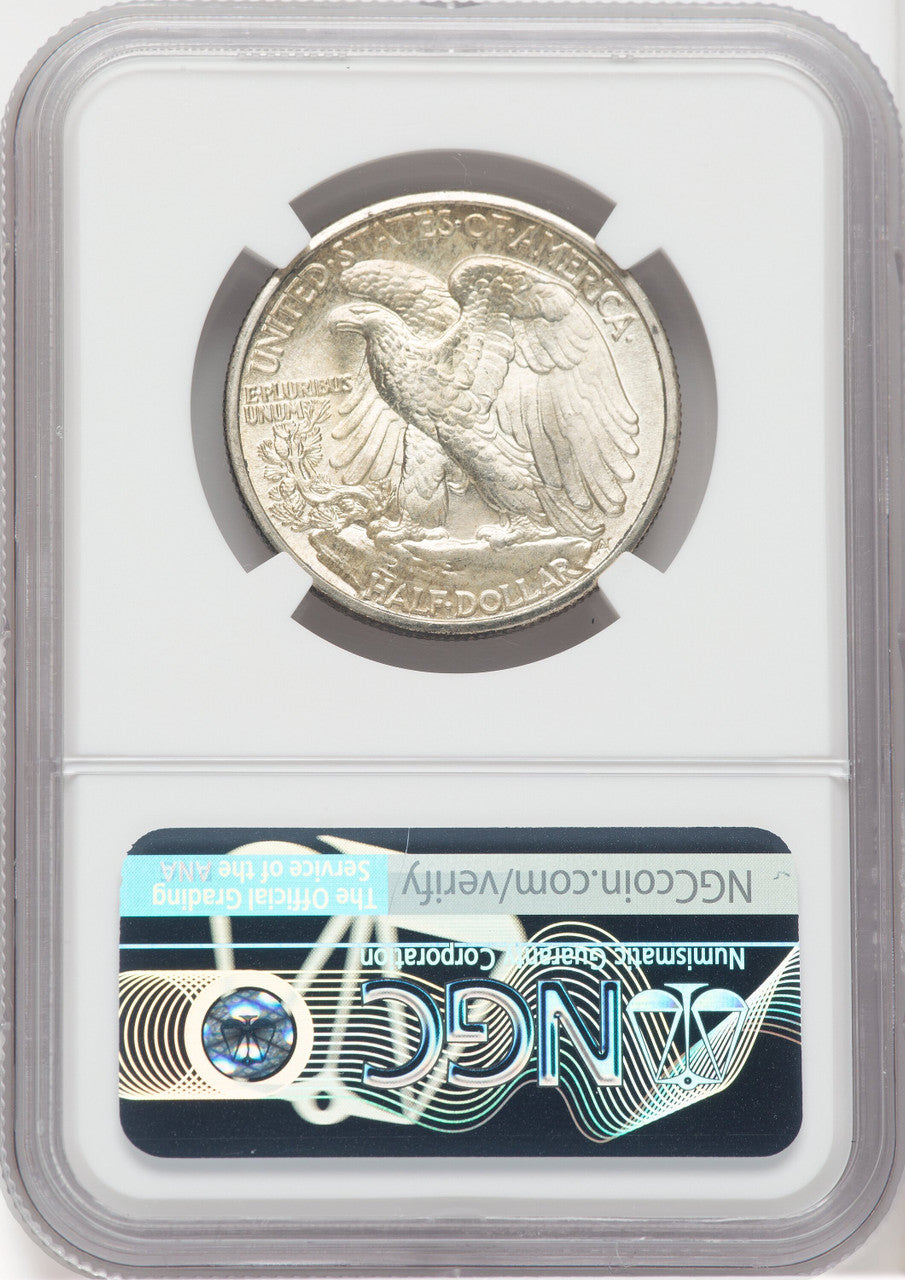 1940 50C Walking Liberty Half Dollar NGC MS67+