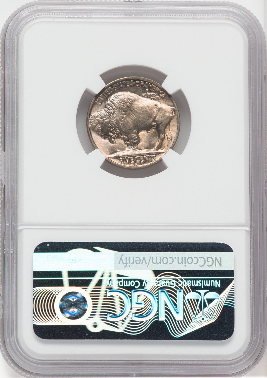 1938-D 5C Buffalo Buffalo Nickel NGC MS67+