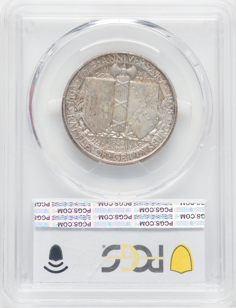 1936 50C Gettysburg Commemorative Silver PCGS MS64