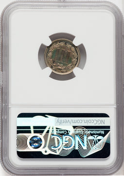 1866 3CN Proof Three Cent Nickel NGC PR66+